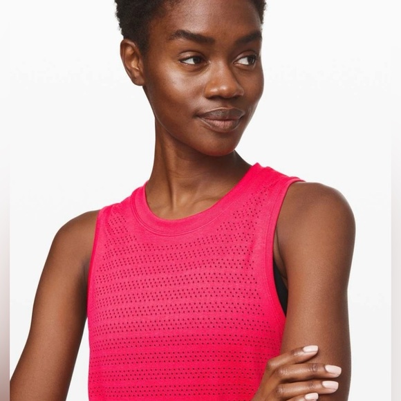 Lululemon Breeze By Muscle Tank II Squad in 
Heartthrob Size 6 - Picture 4 of 11